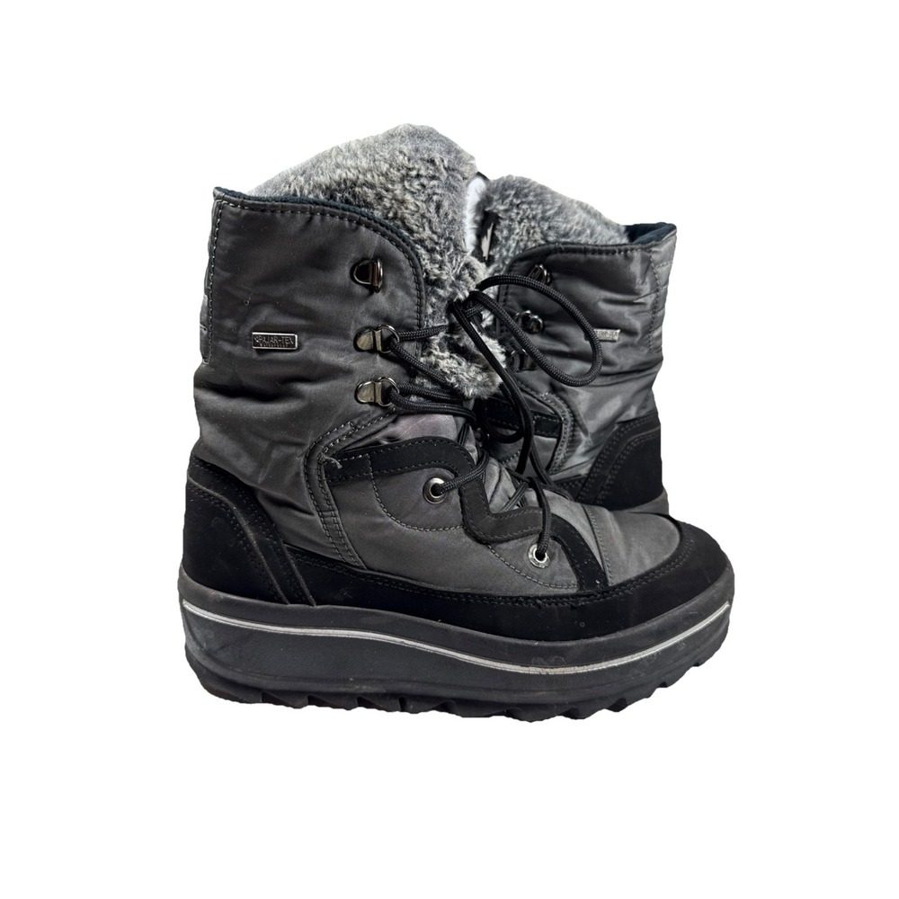 Pajar Canada Tacey Low 2.0‎ Black Waterproof Winter Boot Fur Womens 9 Euro (40)